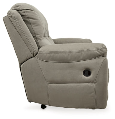 Next-Gen Gaucho Putty Power Reclining Sofa and Loveseat