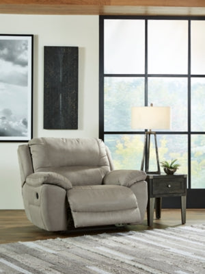 Next-Gen Gaucho Putty Power Reclining Sofa and Loveseat
