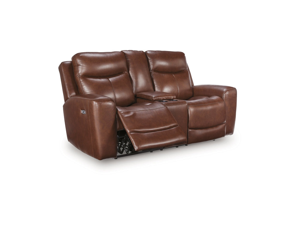 Next Move Mahogany PWR REC Loveseat/CON/ADJ HDRST
