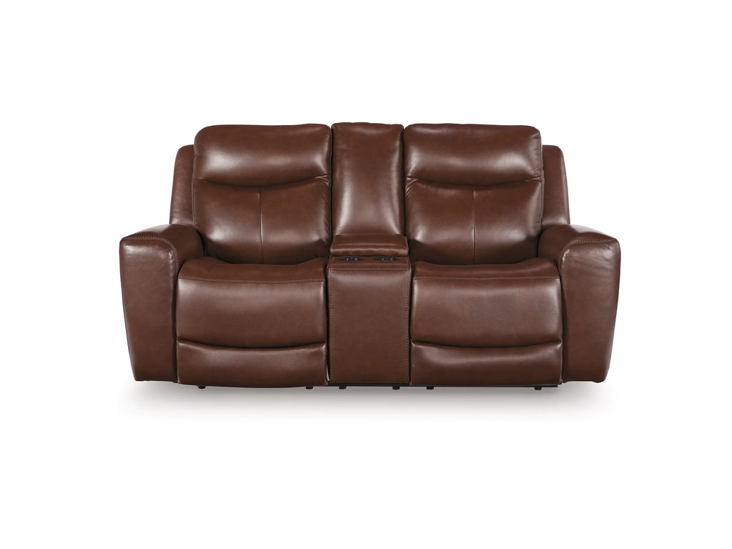 Momentum Moves Mahogany PWR REC Loveseat/CON/ADJ HDRST