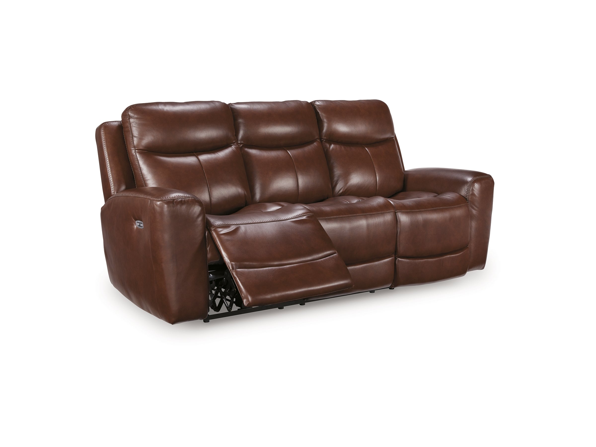 Next Move Mahogany PWR REC Sofa with ADJ Headrest