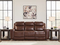 Next Move Mahogany PWR REC Sofa with ADJ Headrest
