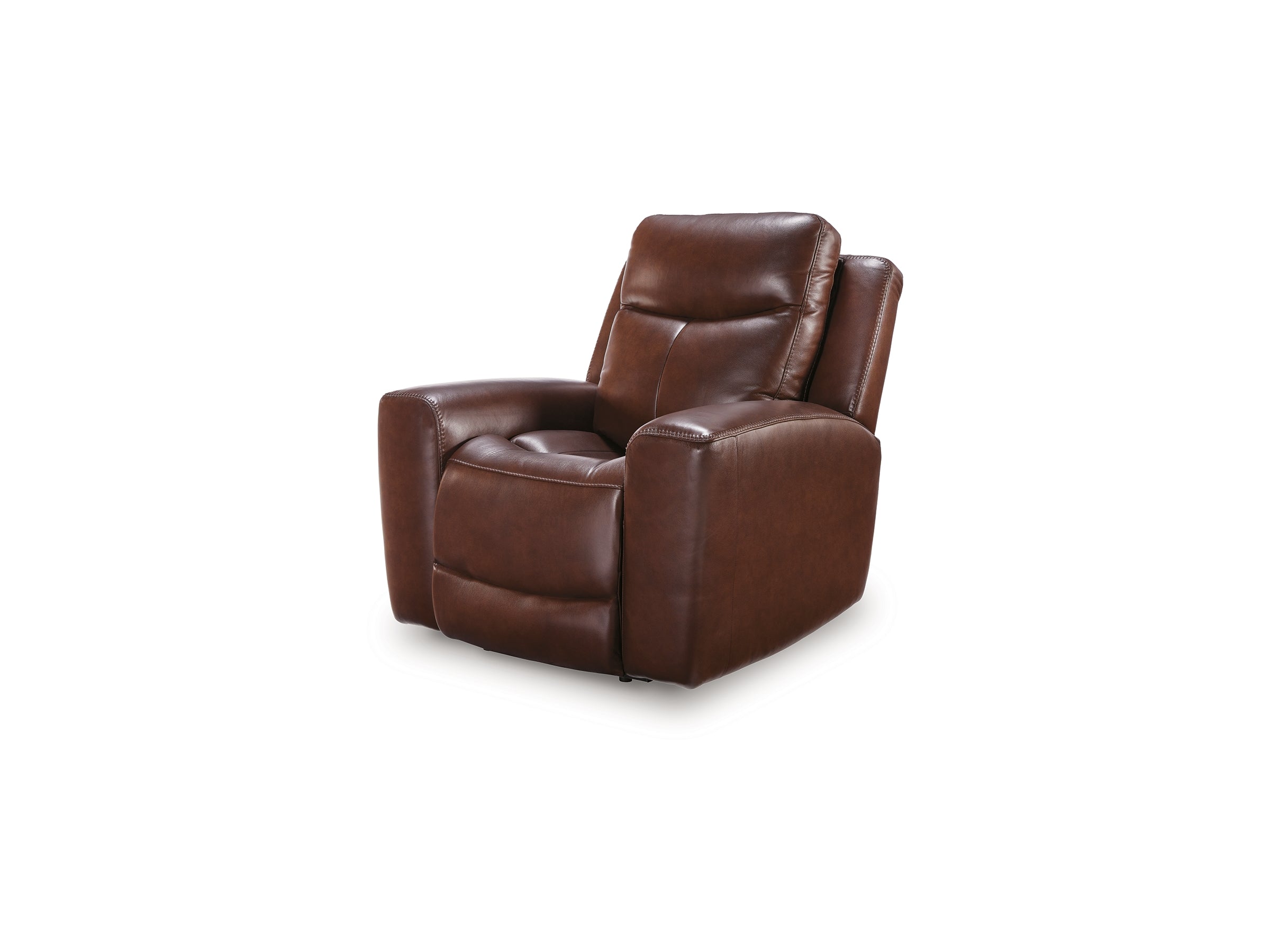 Next Move Mahogany PWR Recliner/ADJ Headrest