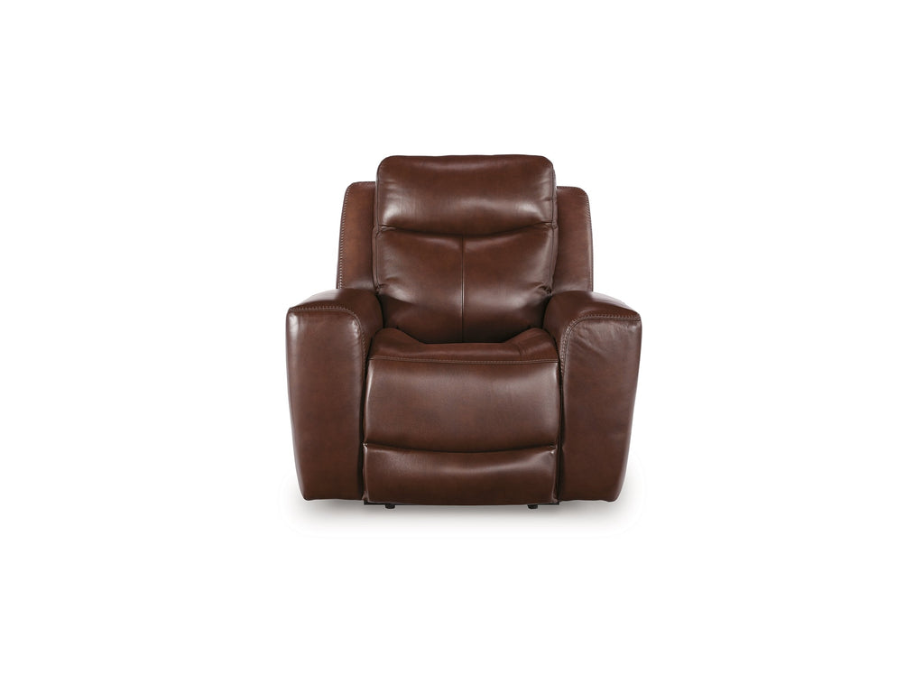 Next Move Mahogany PWR Recliner/ADJ Headrest