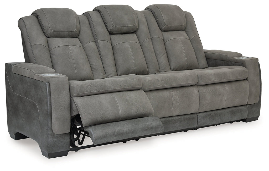 NextGen DuraPella Dual Tone Slate Power Reclining Sofa
