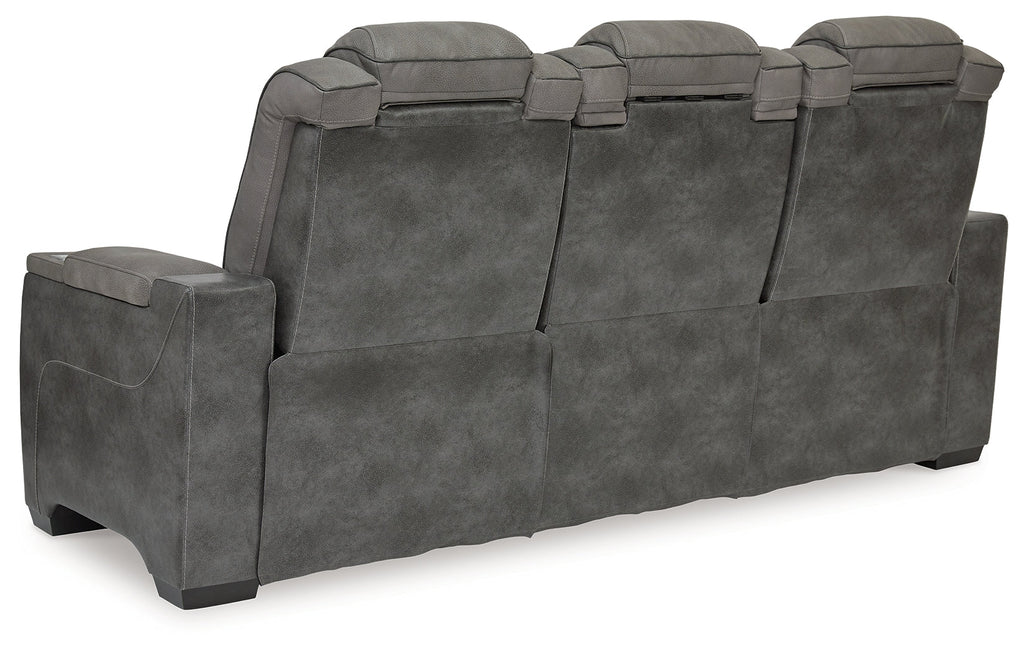 NextGen DuraPella Dual Tone Slate Power Reclining Sofa