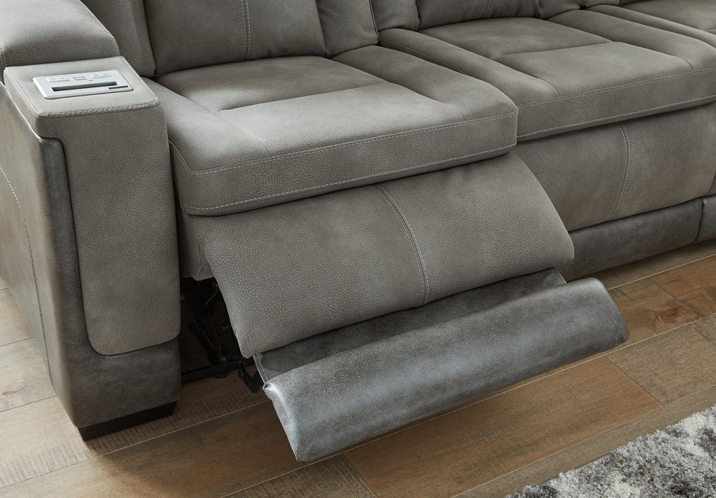 NextGen DuraPella Dual Tone Slate Power Reclining Sofa