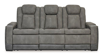 NextGen DuraPella Dual Tone Slate Power Reclining Sofa