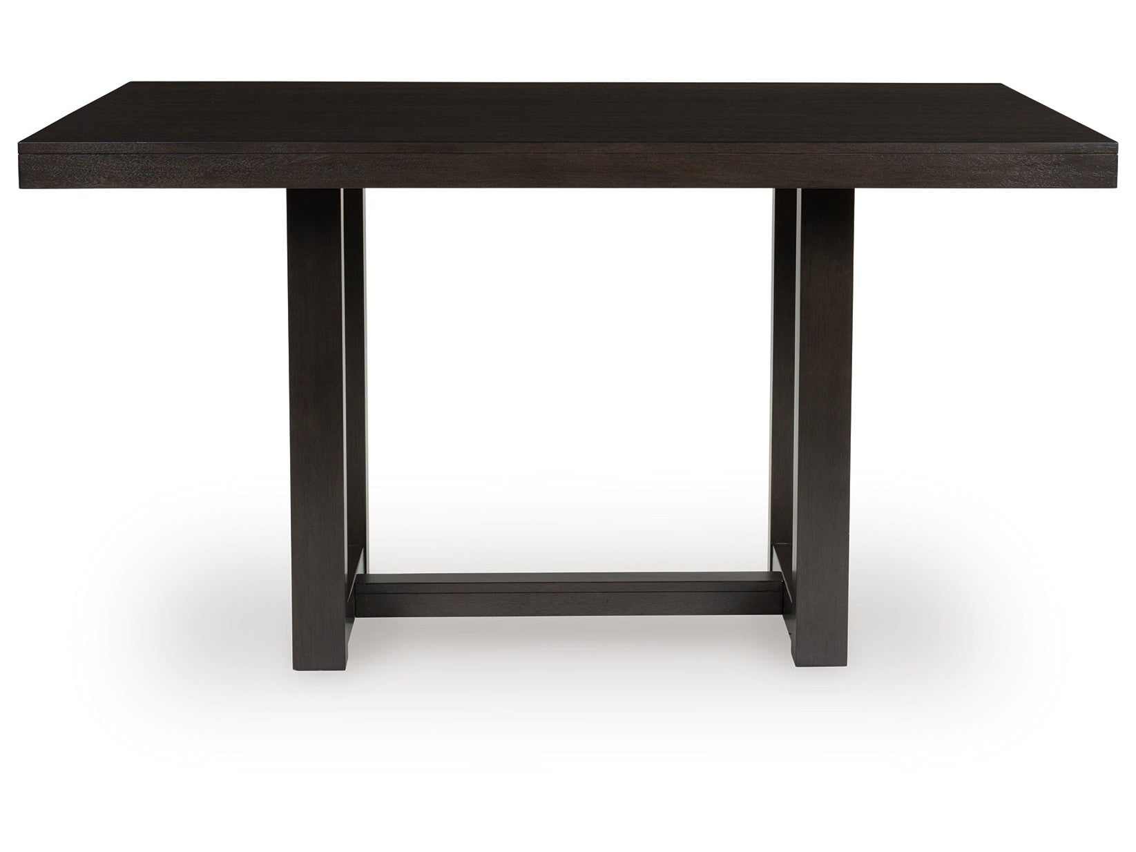 Neymorton Dark Grayish Brown Rectangular Dining Room Counter Table