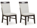 Neymorton Light Gray/Brown Dining Chair (Set of 2)