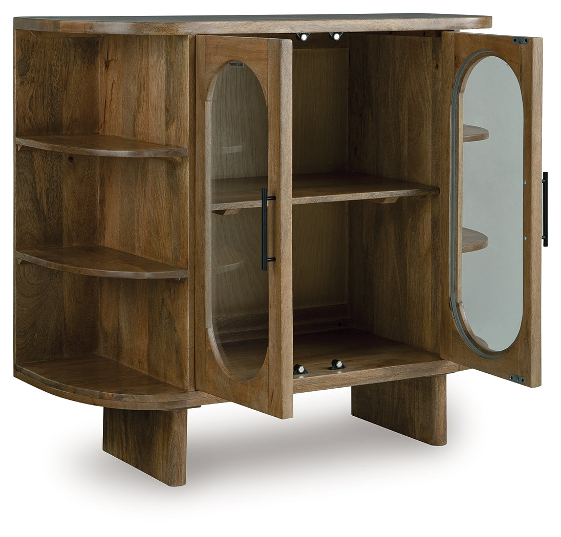Niall Light Brown Accent Cabinet