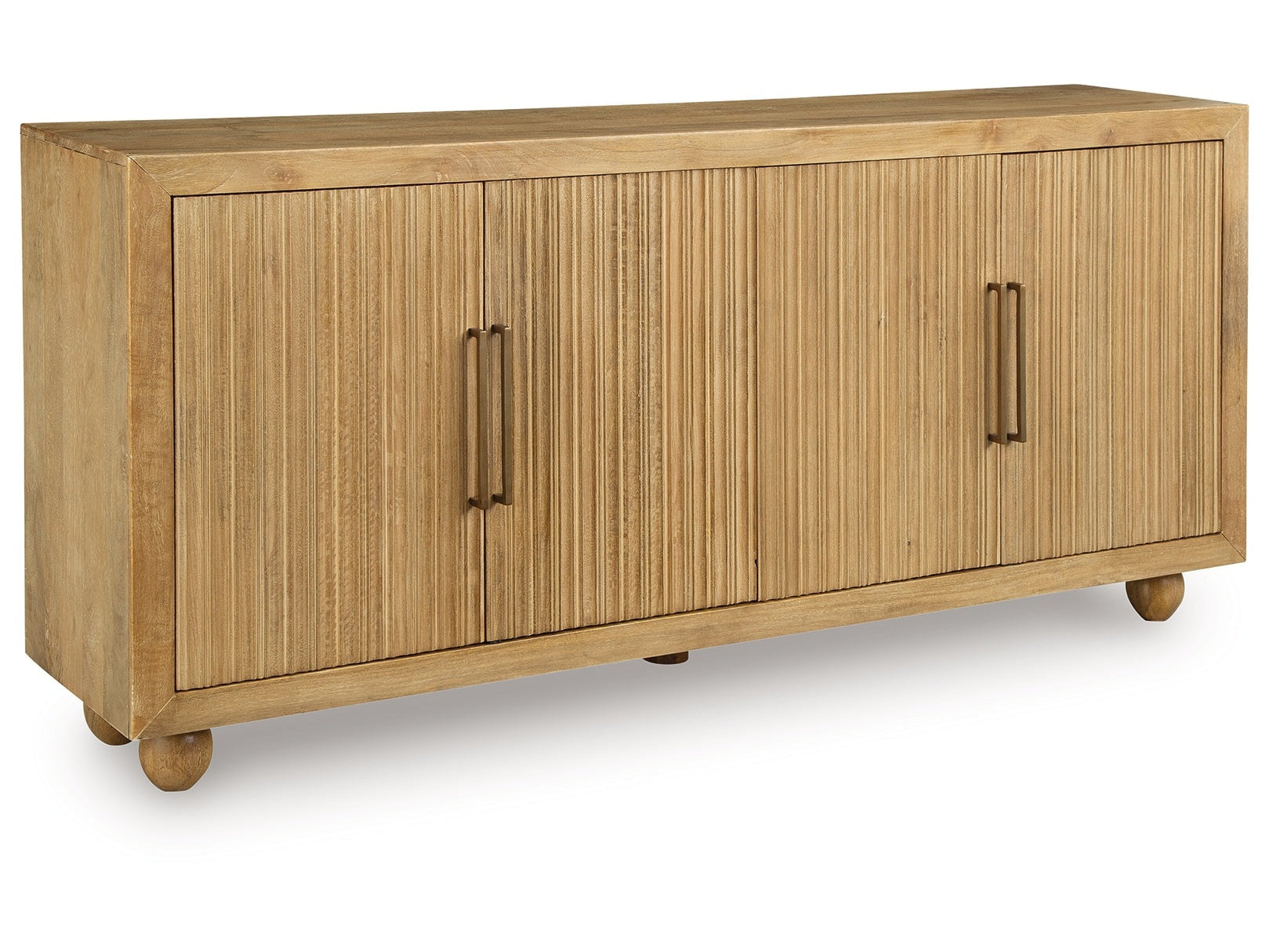 Niam Light Antique Beige Accent Cabinet