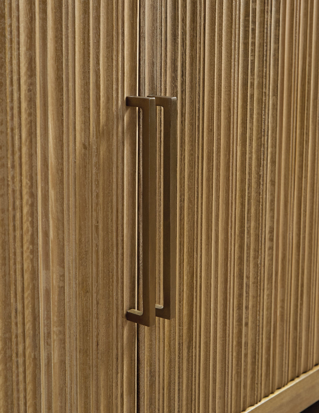 Niam Light Antique Beige Accent Cabinet