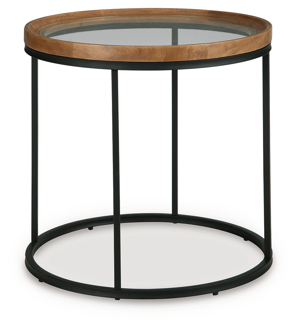 Noraluna Medium Brown End Table
