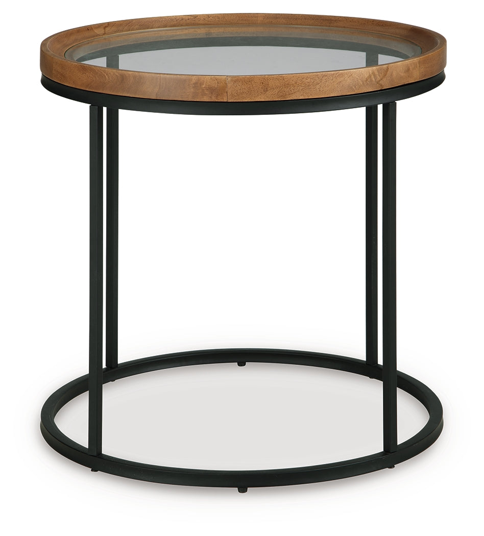 Noraluna Medium Brown End Table
