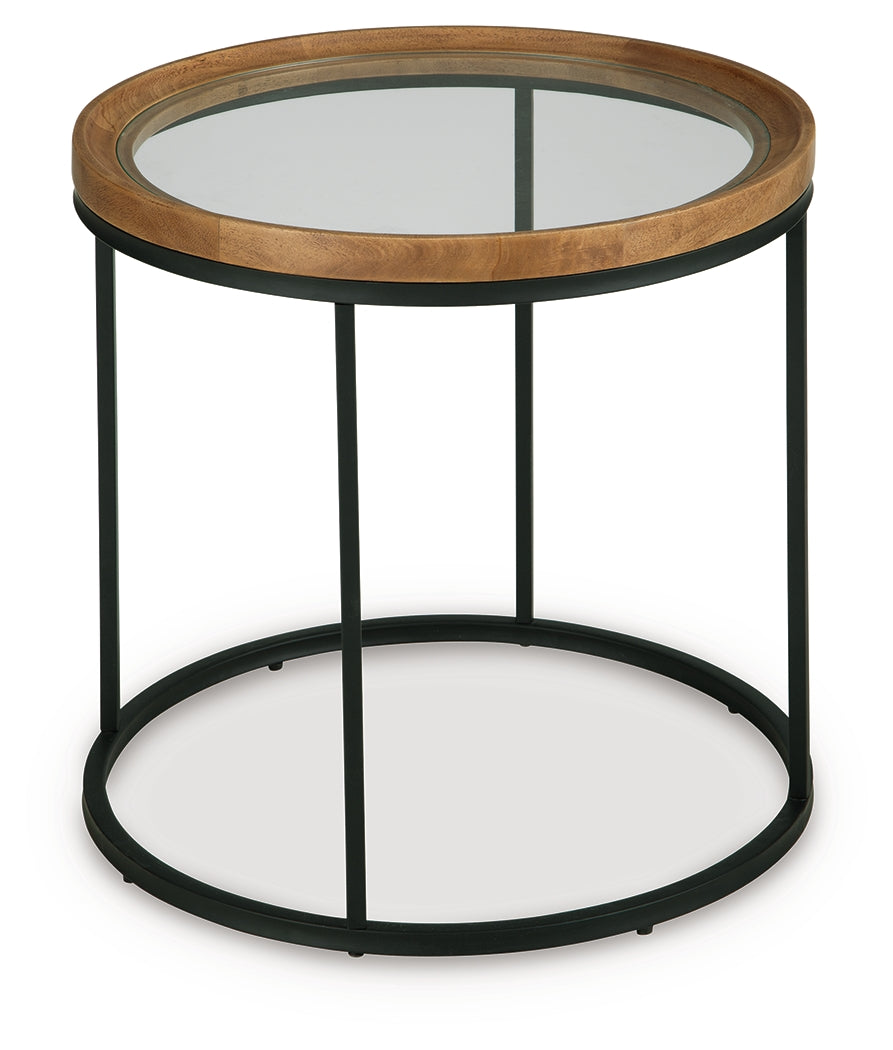 Noraluna Medium Brown End Table