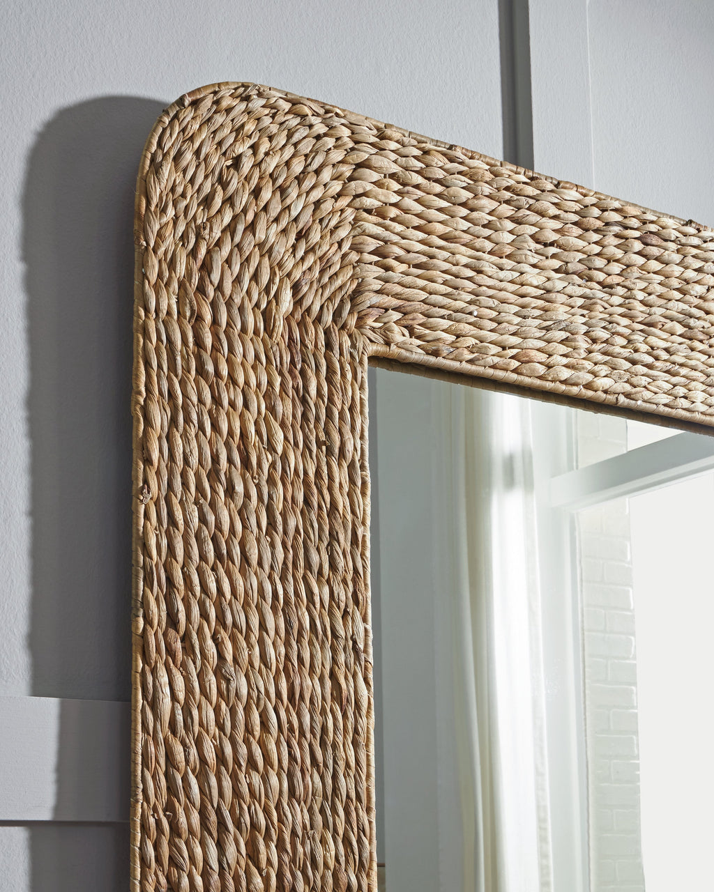 Norigan Natural Floor Mirror