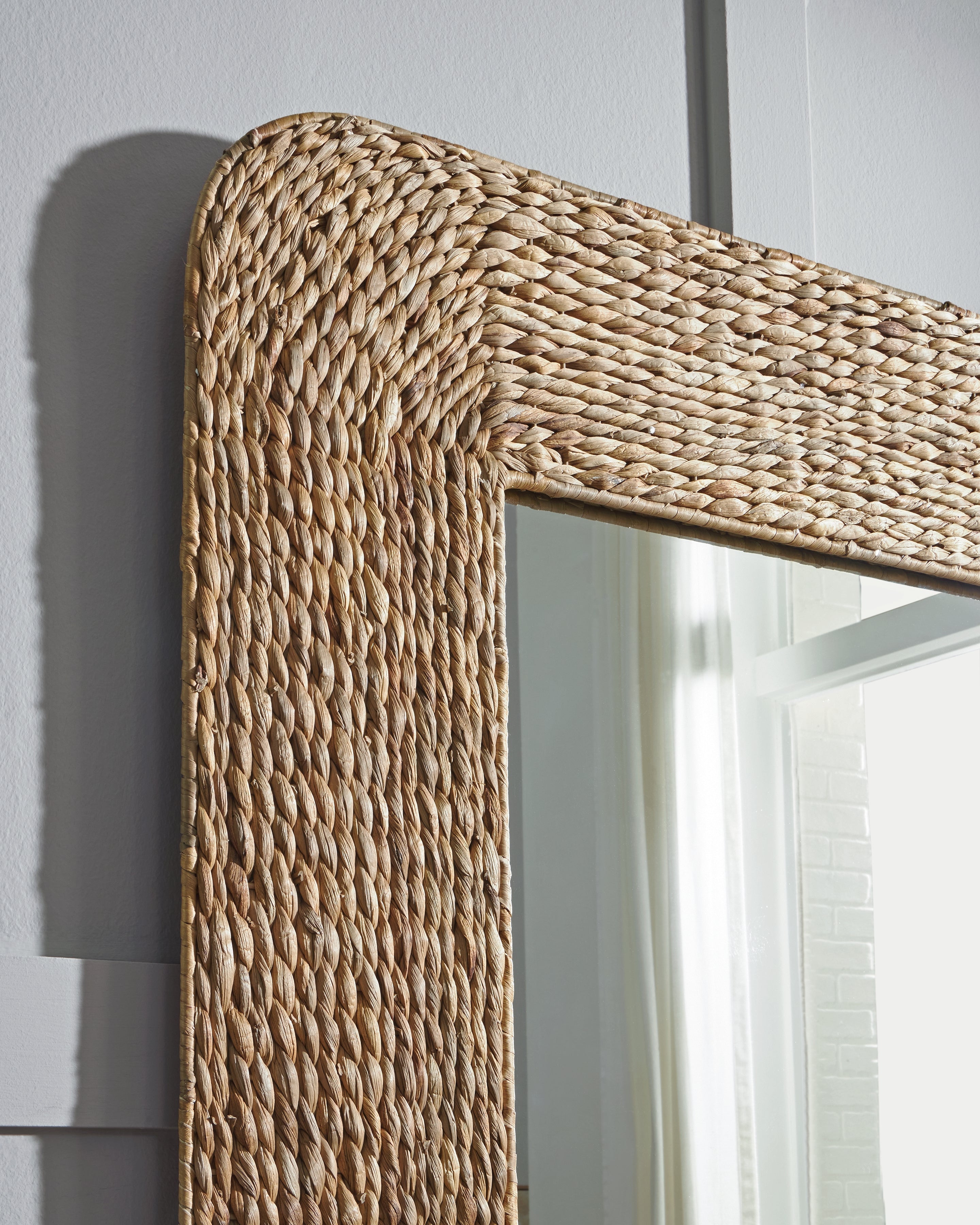 Norigan Natural Floor Mirror