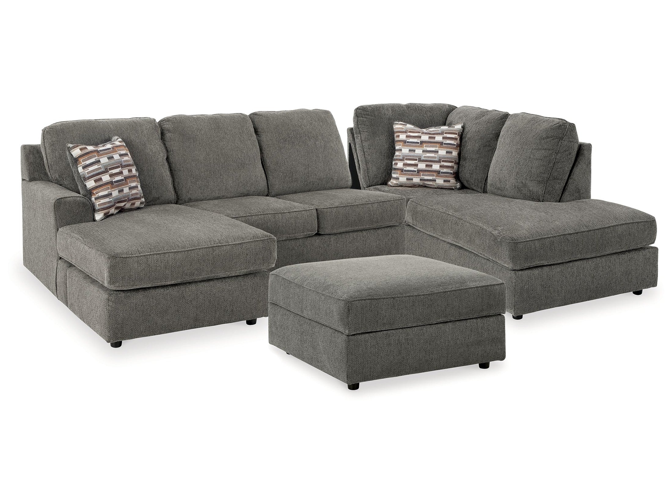 O'Phannon Putty 2-Piece Sectional & Ottoman
