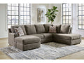 O'Phannon Putty 2pc RAF Corner Chaise Sectional Sofa