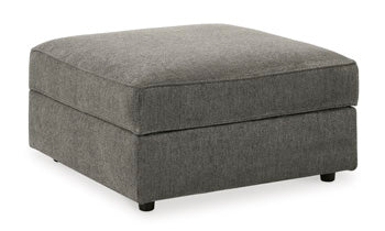 O'Phannon Putty Ottoman w/ Storage & Built-in Table Top