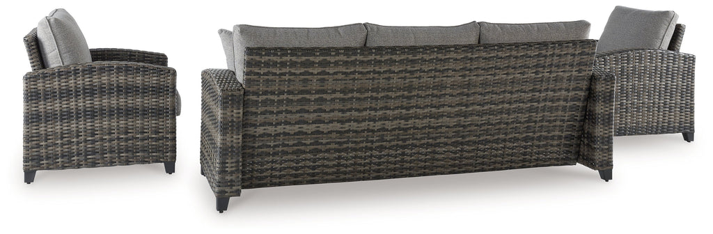 Oasis Court Gray Outdoor Seating Group (Set of 4)