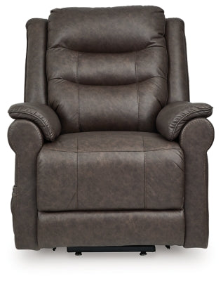 Oatman Umber Power Lift Recliner