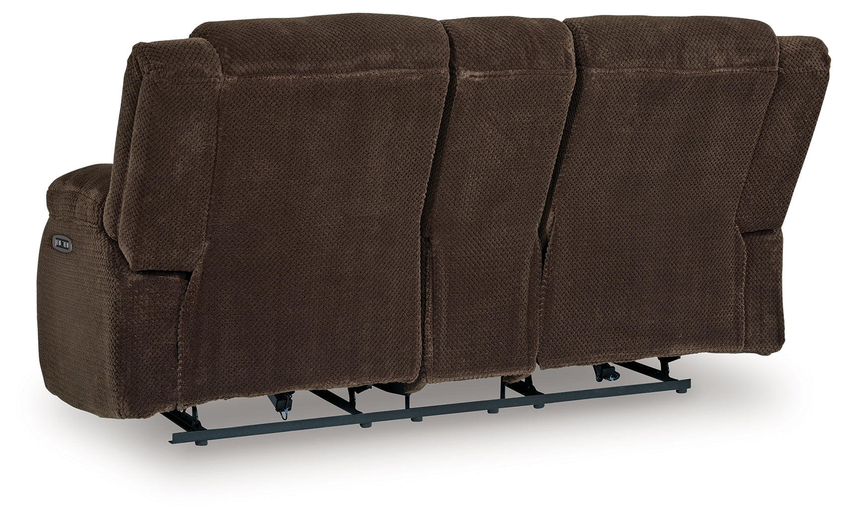 Observation Chocolate Power Reclining Sofa and Loveseat
