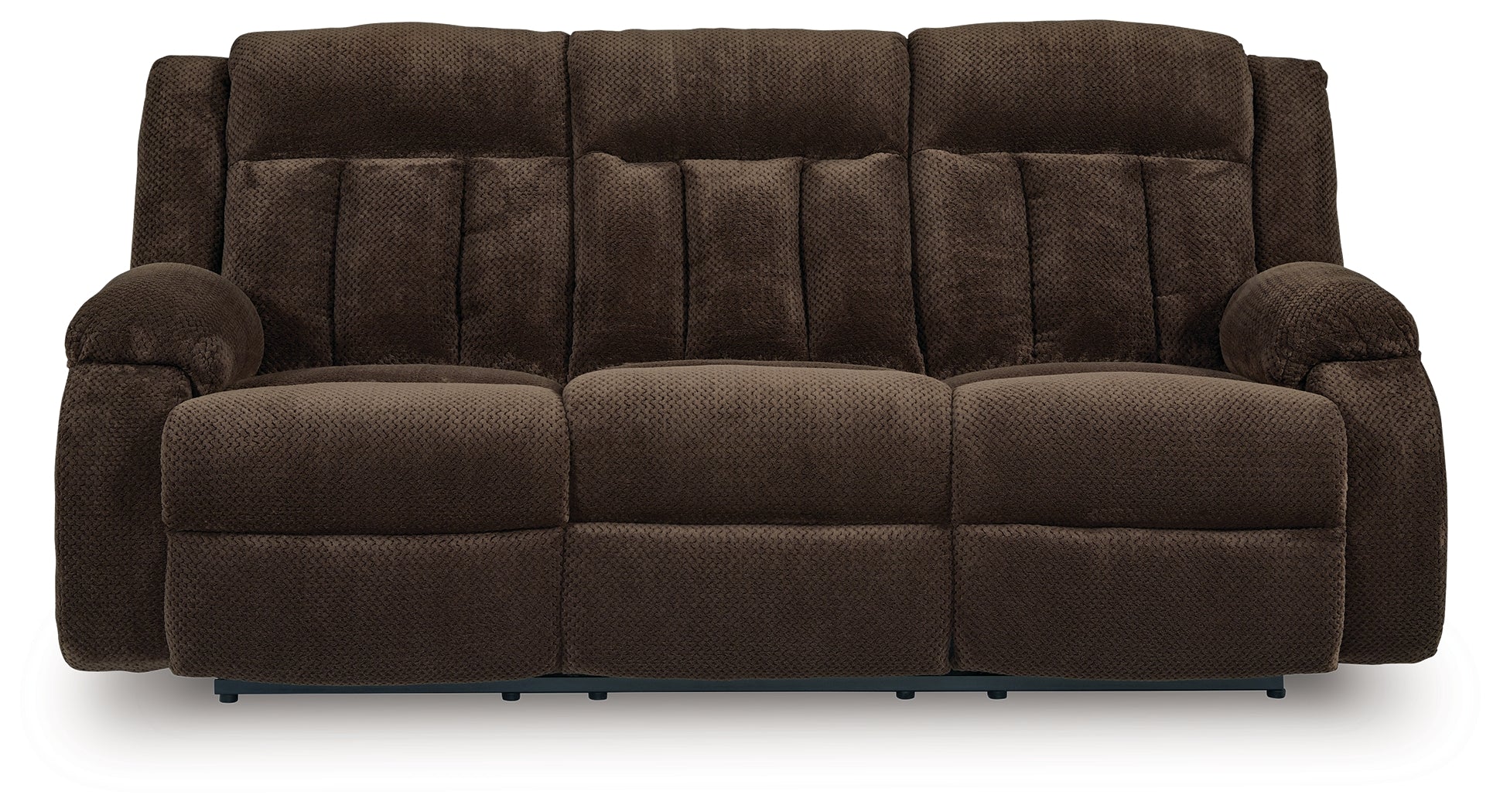 Observation Chocolate Power Reclining Sofa and Loveseat