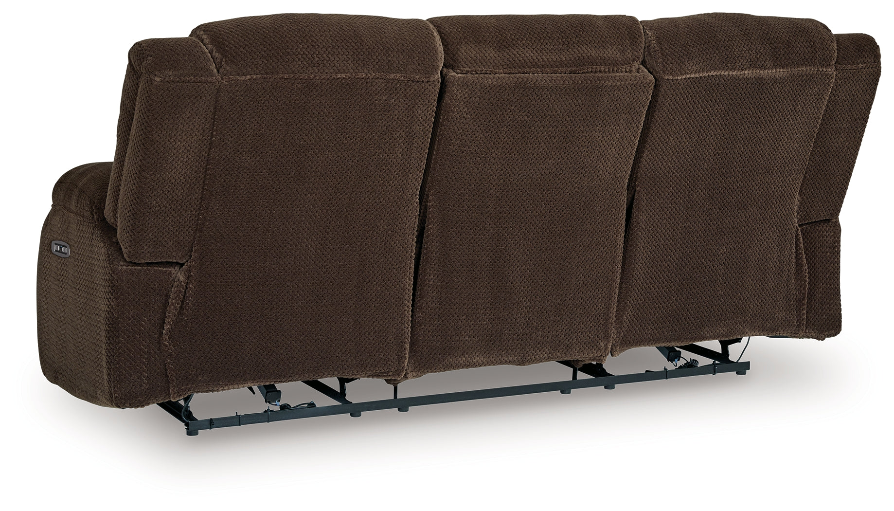 Observation Chocolate Power Reclining Sofa and Loveseat