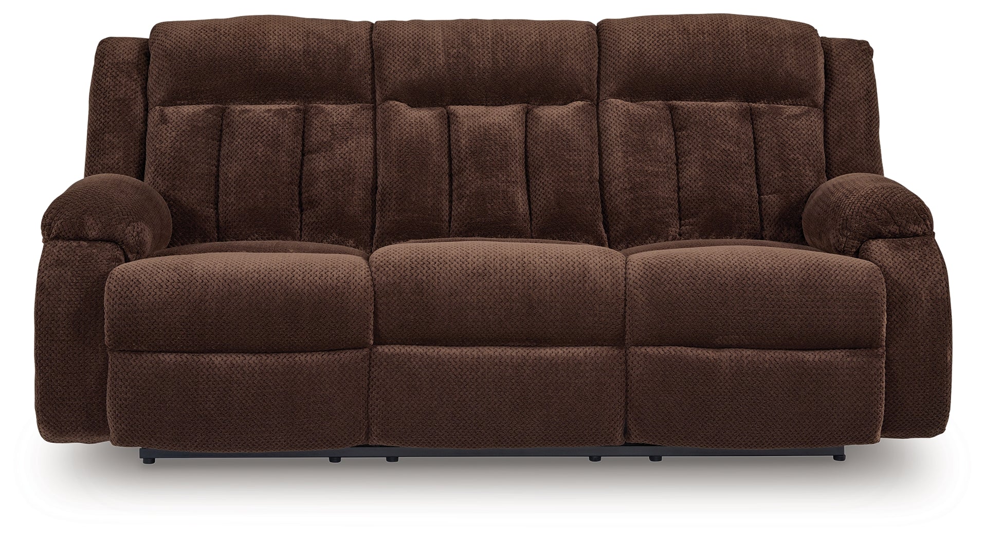 Observation Chocolate Power Reclining Sofa w/Drop Down Table