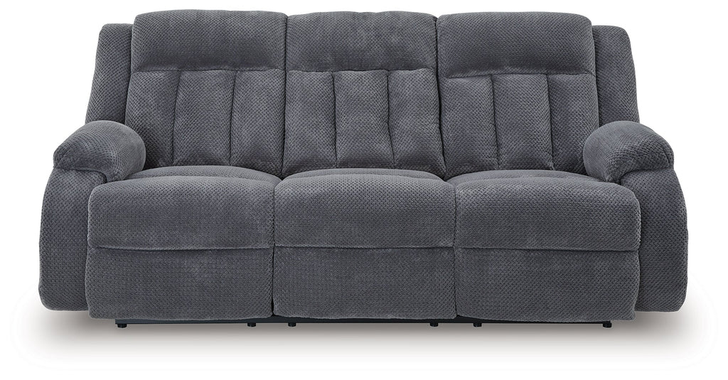 Observation Steel Power Reclining Sofa w/Drop Down Table
