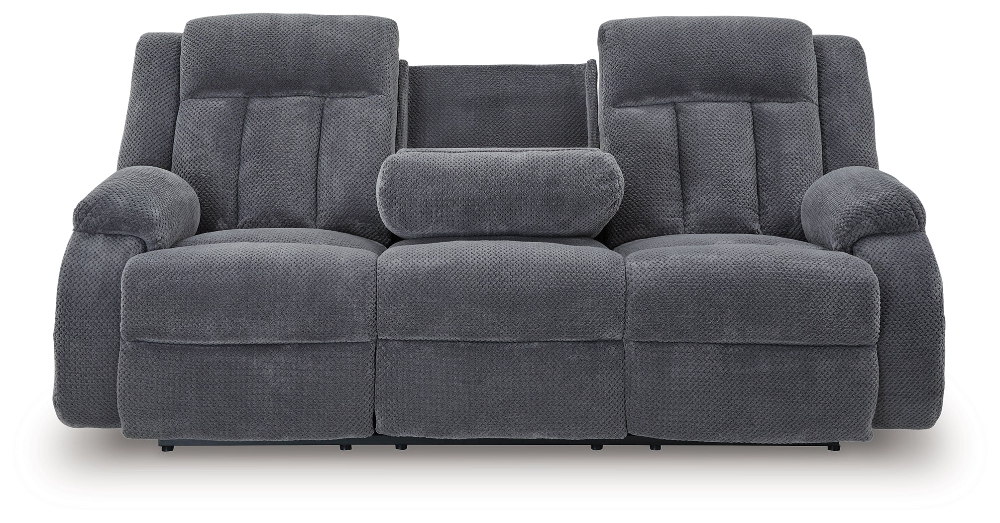 Observation Steel Power Reclining Sofa w/Drop Down Table