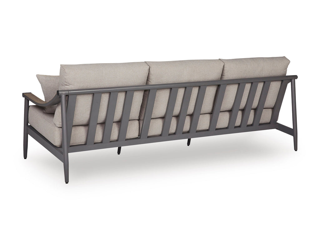 Ocean Beach Gray Sofa with Cushion