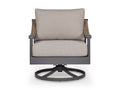 Ocean Beach Gray Swivel Lounge w/ Cushion
