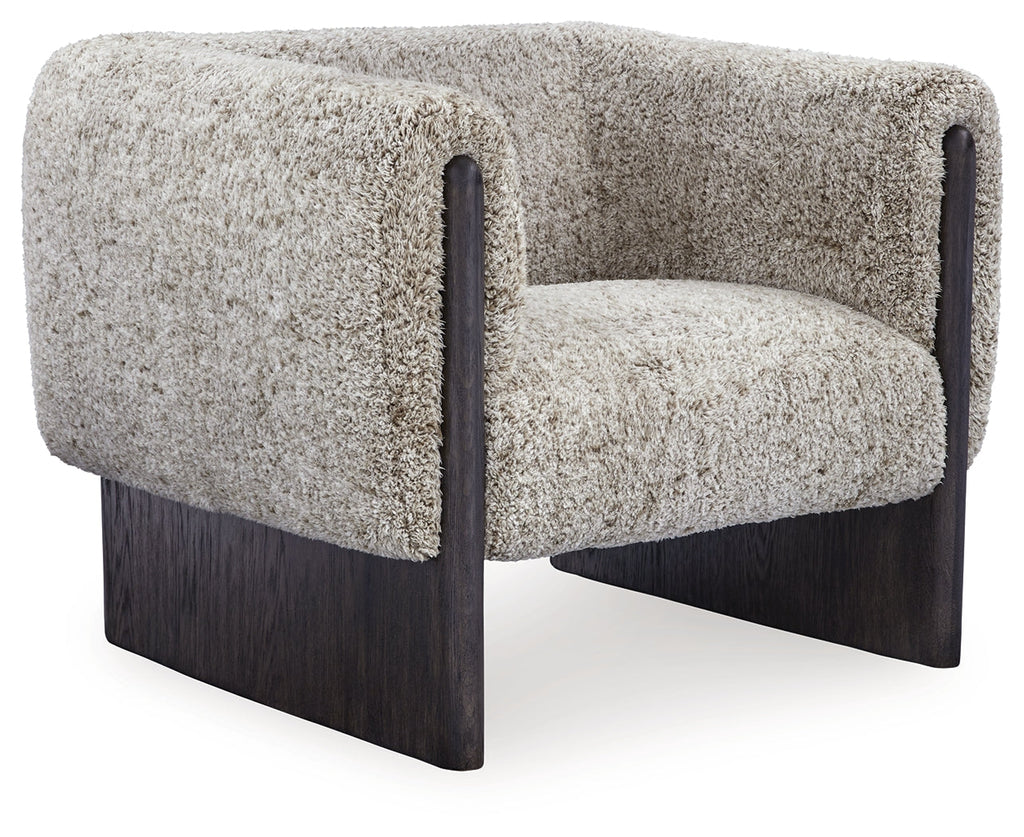 Olethea Oatmeal Accent Chair