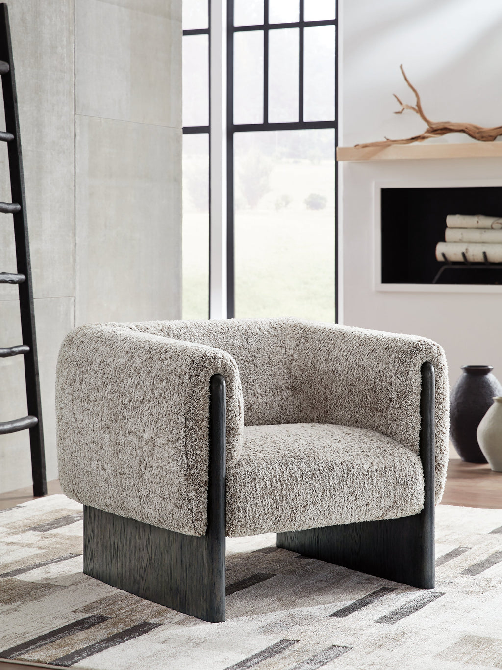 Olethea Oatmeal Accent Chair