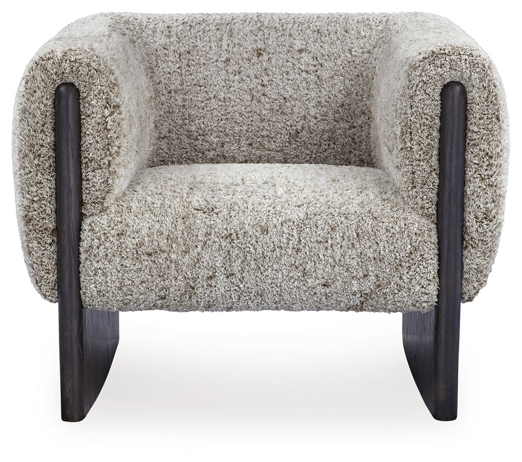 Olethea Oatmeal Accent Chair