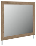 Oliandon Light Brown Bedroom Mirror