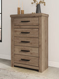 Oliandon Light Brown Chest of Drawers
