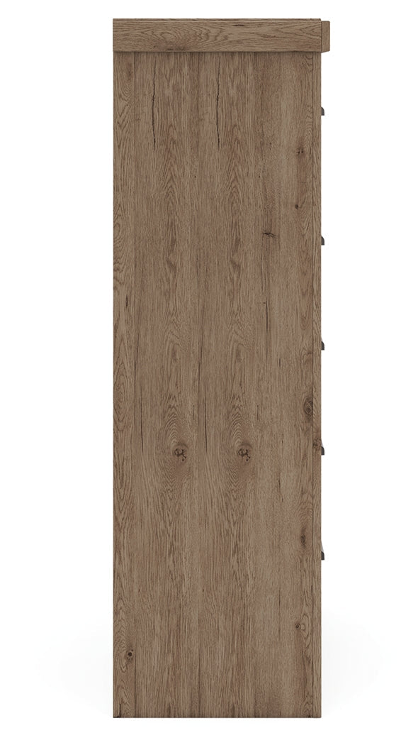 Oliandon Light Brown Chest of Drawers