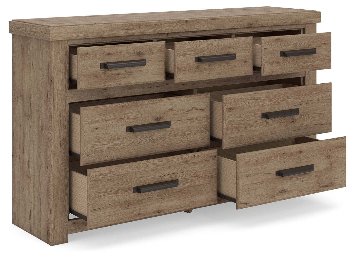 Oliandon Light Brown Dresser