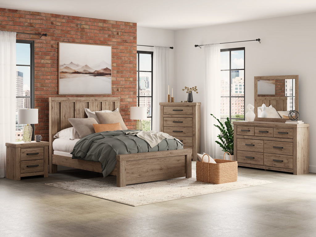 Oliandon Light Brown Dresser