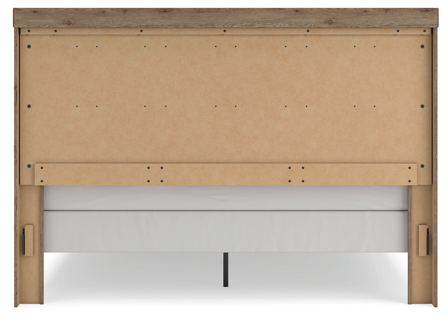 Oliandon Light Brown King Panel Bed