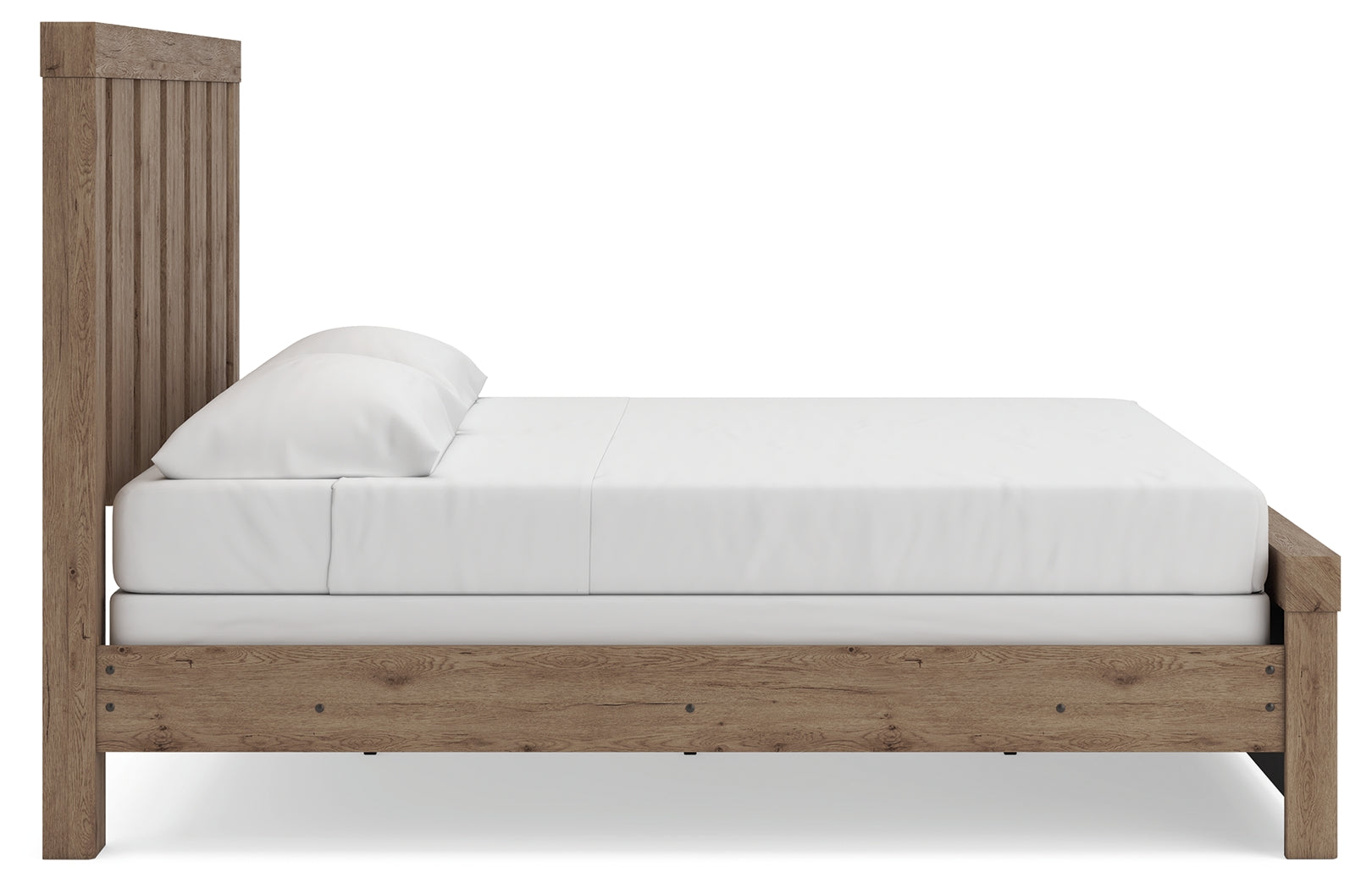 Oliandon Light Brown King Panel Bed