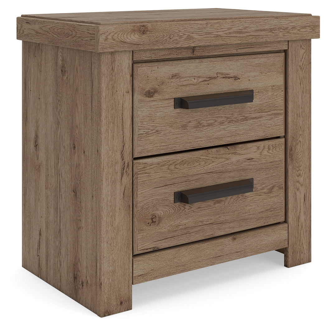 Oliandon Light Brown Nightstand