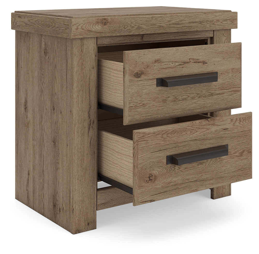 Oliandon Light Brown Nightstand