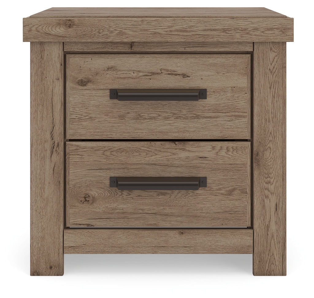Oliandon Light Brown Nightstand