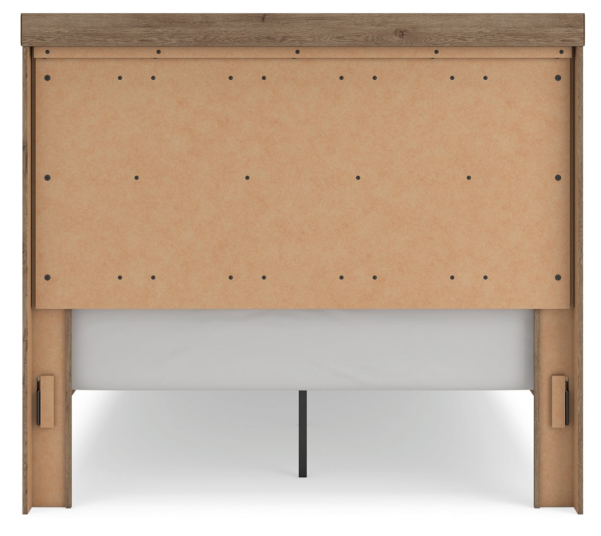 Oliandon Light Brown Queen Panel Storage Bed