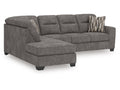 Olten Graphite 2-Piece LEF Sectional with Chaise